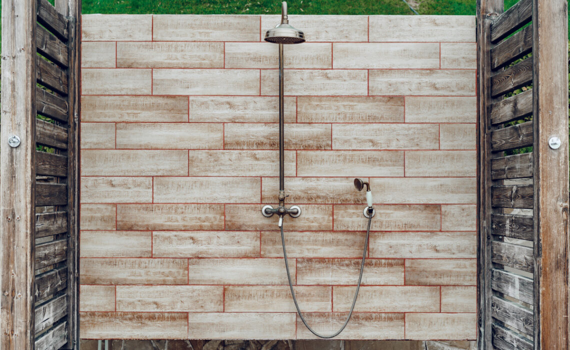 douche extérieur