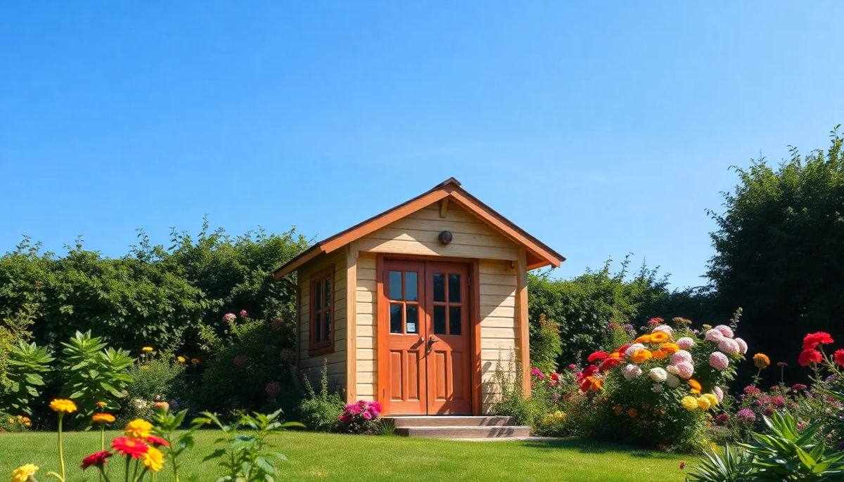 abri de jardin en résine