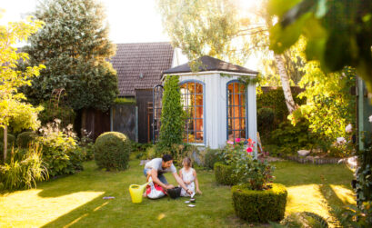 jardin facile à entretenir