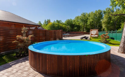 jardin piscine en bois